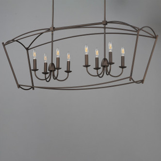 Plumette Eight Light Linear Pendant (12169CHB)