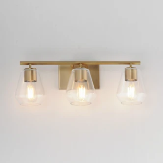 Geode Three Light Bath Vanity (21333CLNAB)
