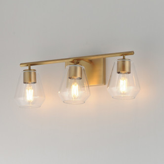 Geode Three Light Bath Vanity (21333CLNAB)