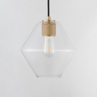 Geode One Light Pendant (21336CLNAB)