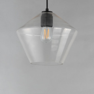 Geode One Light Pendant (21337CLBK)