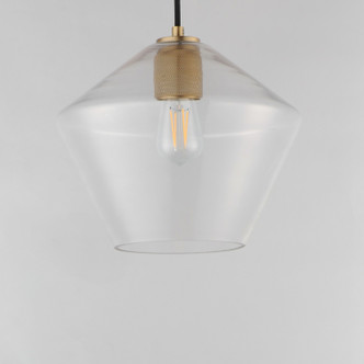Geode One Light Pendant (21337CLNAB)