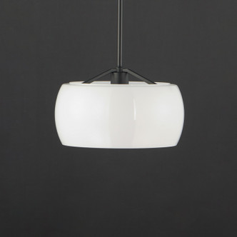 Glazed One Light Pendant (26141WTBK)