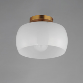 Glazed One Light Flush Mount (26149WTNAB)