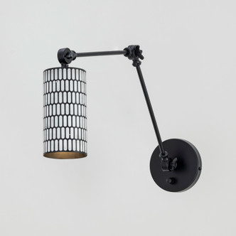 Shaka One Light Wall Sconce (29120BKWT)