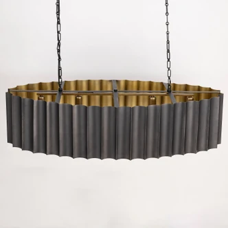 Allegra Five Light Linear Pendant (39136GMGLD)