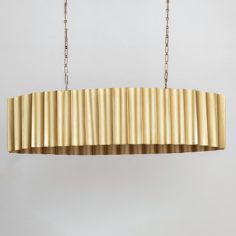 Allegra Five Light Linear Pendant (39136WBR)