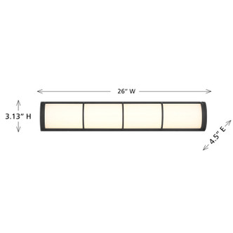 Harper LED Bathroom Vanity (8-4204-26-BK)