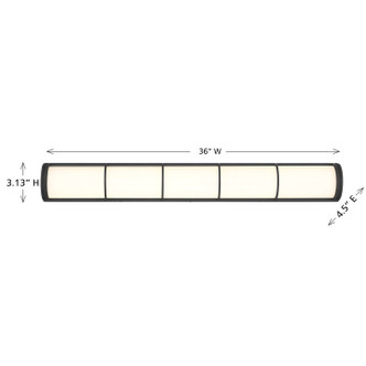 Harper LED Bathroom Vanity (8-4204-36-BK)