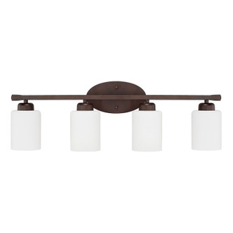Capital Lighting - 115241BZ-338 - Four Light Vanity - Dixon - Bronze