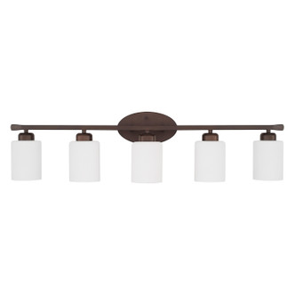 Capital Lighting - 115251BZ-338 - Five Light Vanity - Dixon - Bronze