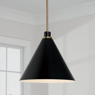 manufacturer_finish:Aged Brass and Black|manufacturer_glass:Black Metal Shade with White Interior