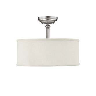 Capital Lighting - 3923MN-480 - Three Light Semi Flush Mount - Loft - Matte Nickel
