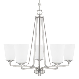 Capital Lighting - 414151BN-331 - Five Light Chandelier - Braylon - Brushed Nickel