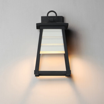 Shutters One Light Outdoor Wall Sconce (40632WTBK)