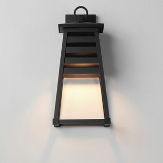 Shutters One Light Outdoor Wall Sconce (40634BK)