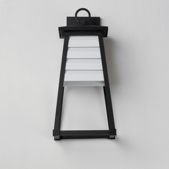 Shutters One Light Outdoor Wall Sconce (40634WTBK)