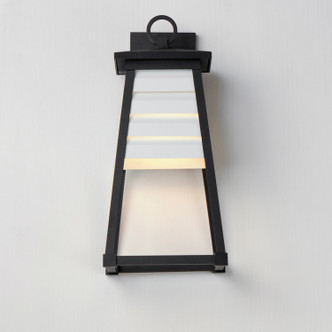 Shutters One Light Outdoor Wall Sconce (40634WTBK)