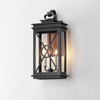 Yorktown VX Two Light Outdoor Wall Sconce (40806CLACPBK)