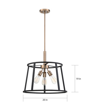 Chassis Three Light Pendant (60-6642)