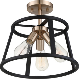 Chassis Three Light Semi Flush Mount (60-6643)
