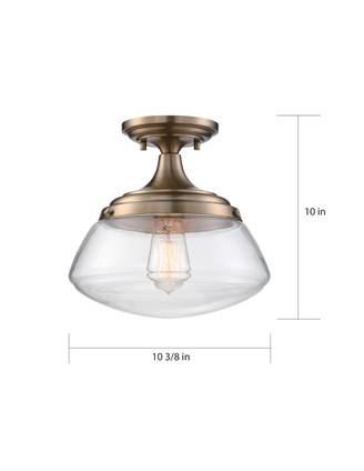 Kew One Light Semi Flush Mount (60-6797)