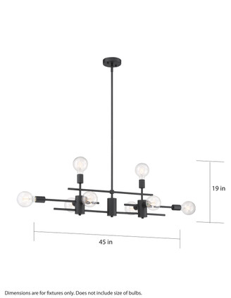 Delphi Eight Light Island Pendant (60-6862)