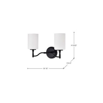 Liam Two Light Vanity (60-8212)