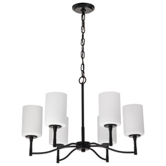 Nuvo Lighting - 60-8216 - Six Light Chandelier - Liam - Matte Black