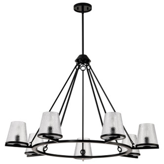 Nuvo Lighting - 60-8259 - Seven Light Chandelier - Valentine - Black
