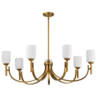 Nuvo Lighting - 60-8671 - Seven Light Chandelier - Solara - Natural Brass
