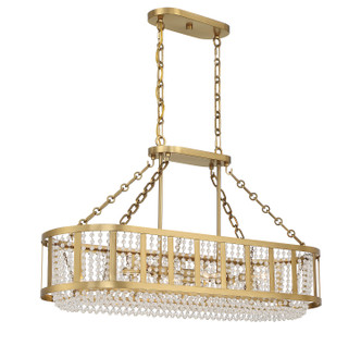 Mancini Six Light Linear Chandelier (V6-L1-3200-6-322)