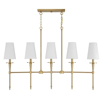 Trundle Five Light Linear Chandelier (V6-L1-5609-5-322)
