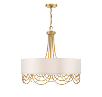 Lighting One E - V6-L7-7100-4-260 - Four Light Pendant - Croix - True Gold