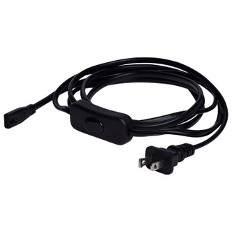 Nuvo Lighting - 63-461 - 8Ft Line Switch & Power Cord - Black