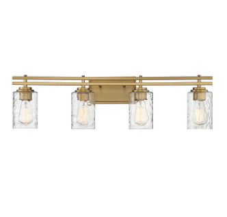 Lighting One E - V6-L8-6090-4-322 - Four Light Bathroom Vanity - Baxter - Warm Brass