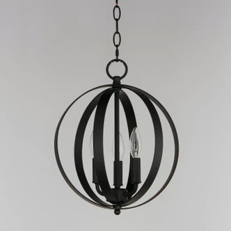 Provident Three Light Chandelier (10030BK)