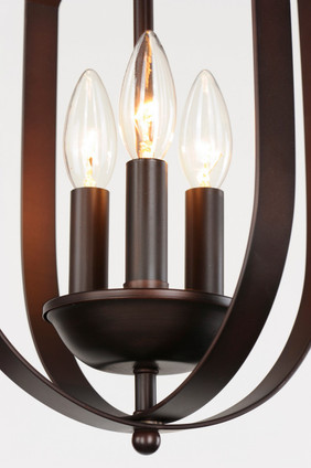 Provident Three Light Chandelier (10033OI)