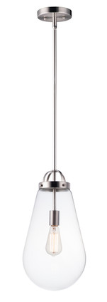 Maxim - 10095CLSN - One Light Pendant - Nyla - Satin Nickel
