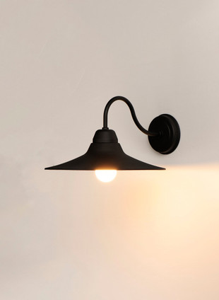 Dockside One Light Outdoor Wall Lantern (10114BK)