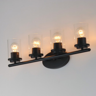 Corona Four Light Bath Vanity (10214CLBK)