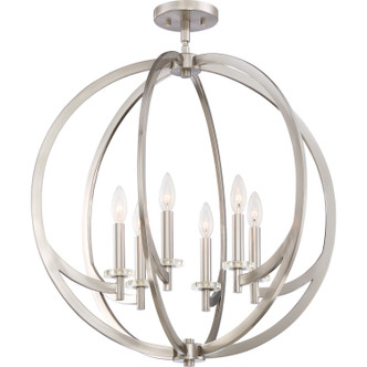 Orion Six Light Semi-Flush Mount (ON1724BN)