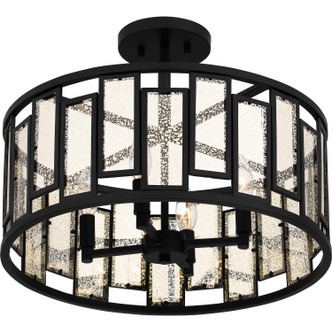 Quoizel Semi-Flush Mount Four Light Semi-Flush Mount (QSF5600MBK)