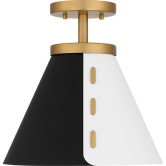 Quoizel Semi-Flush Mount One Light Semi Flush Mount (QSF6224BWS)