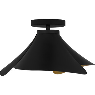 Quoizel Semi-Flush Mount One Light Semi Flush Mount (QSF6747MBK)