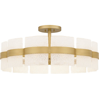Quoizel - SWE1730SGD - Six Light Semi-Flush Mount - Sweeney - Soft Gold