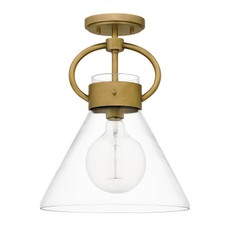 Webster One Light Semi Flush Mount (WBS1712WS)