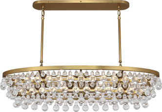 Robert Abbey - 1007 - Eight Light Chandelier - Bling - Antique Brass