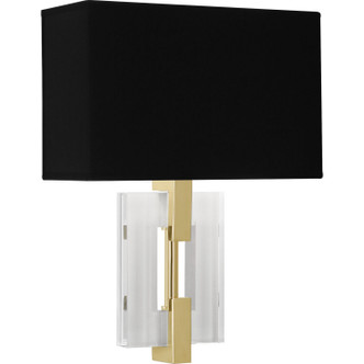 Robert Abbey - 1009B - Two Light Wall Sconce - Lincoln - Modern Brass w/ Crystal