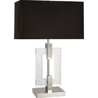 Robert Abbey - 1012B - One Light Table Lamp - Lincoln - Polished Nickel w/ Crystal